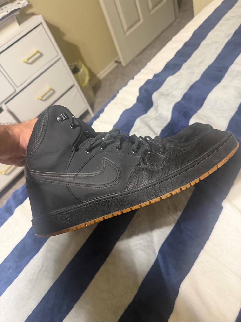 Air Force 1 Gum Bottoms size 15